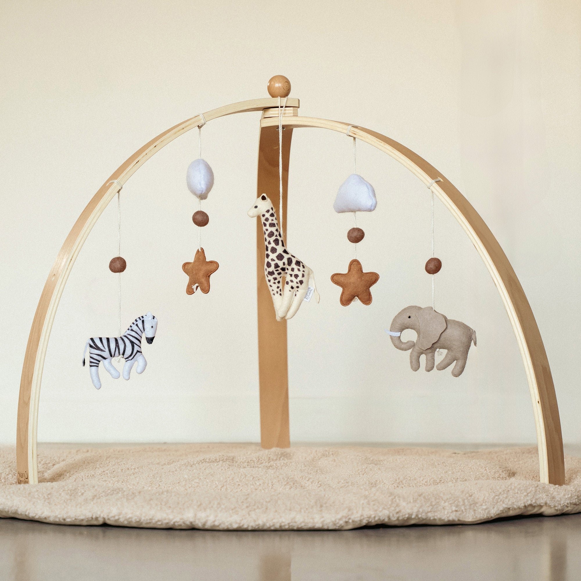 Baby Gym Foldable Safari Friends