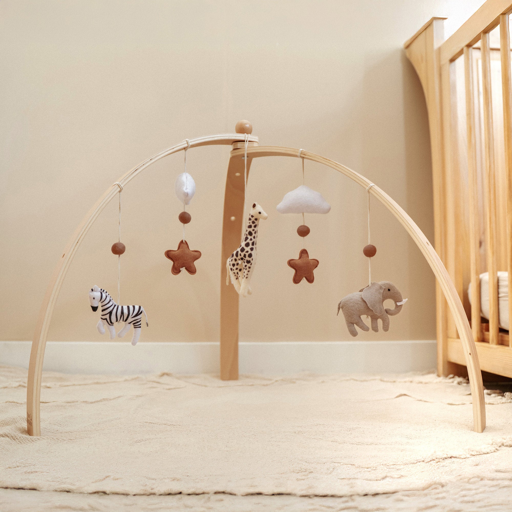 Baby Gym Foldable Safari Friends