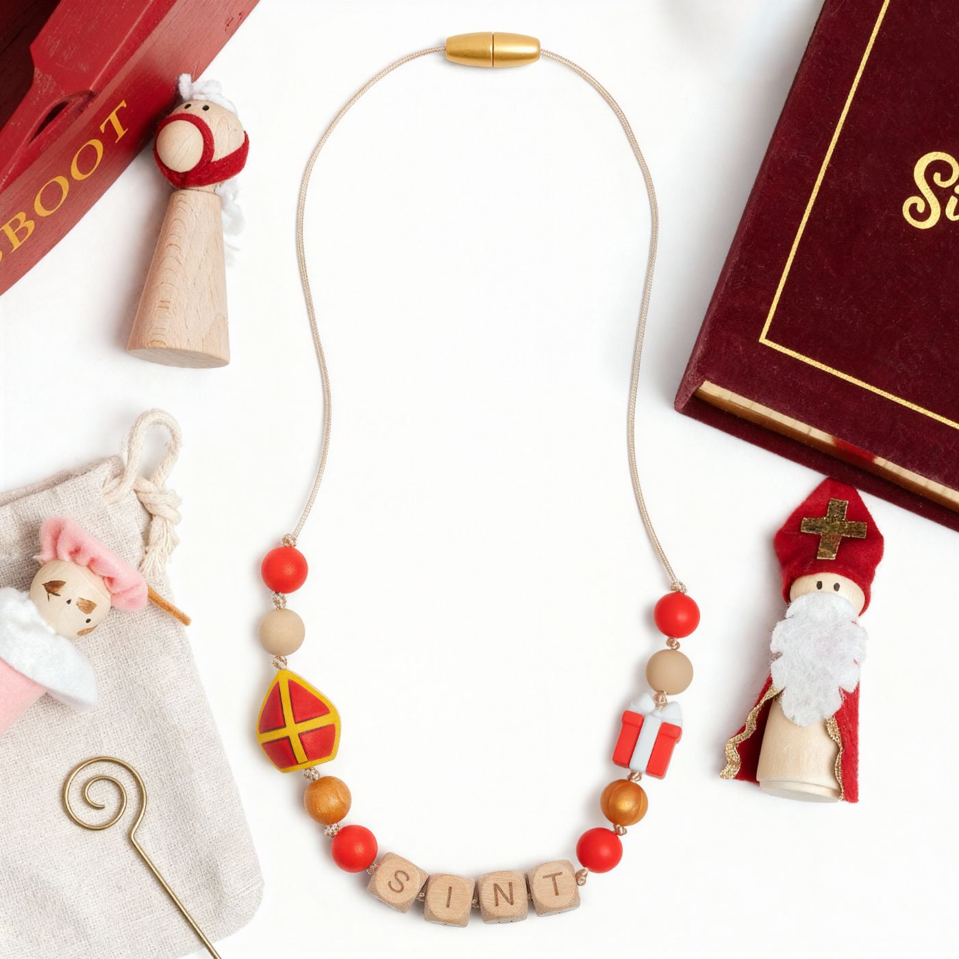 Sinterklaas ketting gepersonaliseerd - Cadeau