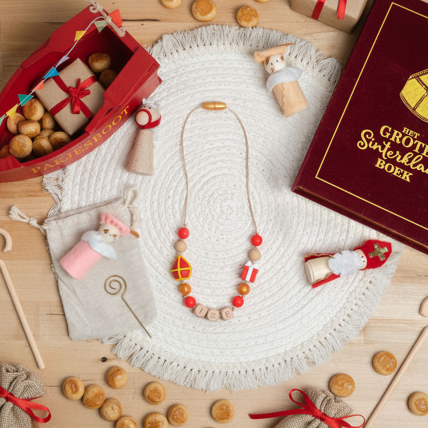 Sinterklaas ketting gepersonaliseerd - Cadeau